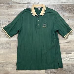 Blake & Hollister EMAIFO Green Polo Shirt XL Referee Graphic Cotton Retro